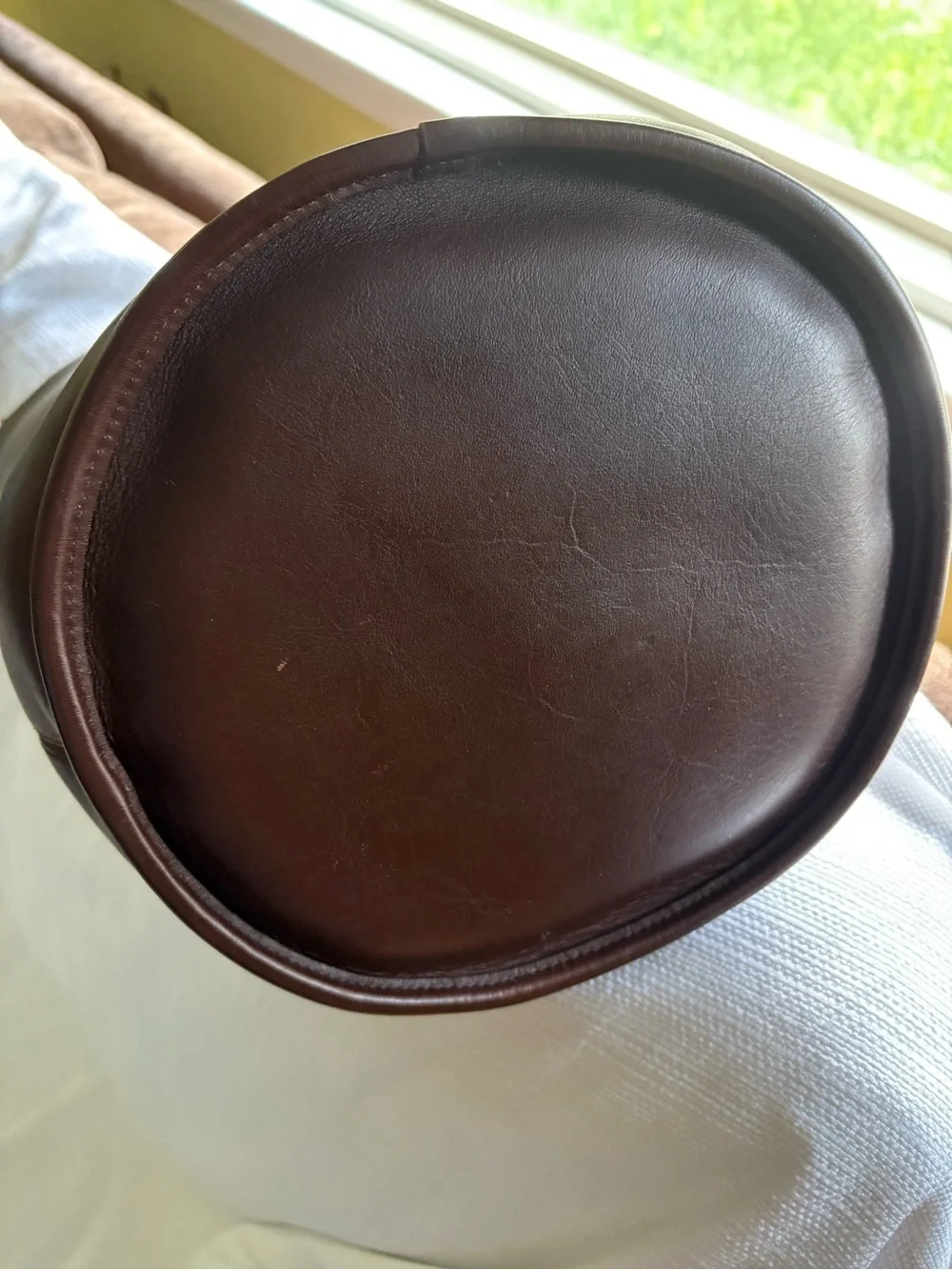 Vintage Coach 9085 XL Duffle Sac Mahogany Leather Bag